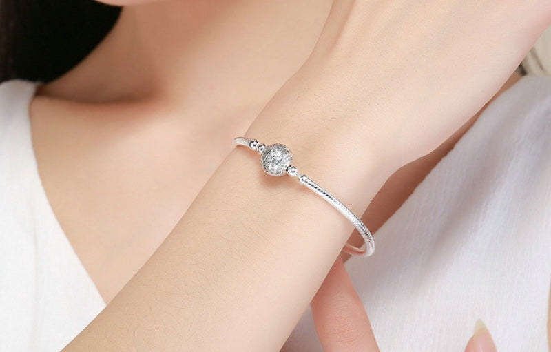 Yin Ziyun S925 Sterling Silver Korean Bracelet - Personalized Fashion Jewelry