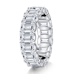 S925 Sterling Silver High-Carbon Diamond Simulated Ring