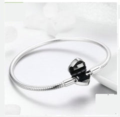 S925 Sterling Silver Platinum-Plated Personality Bracelet