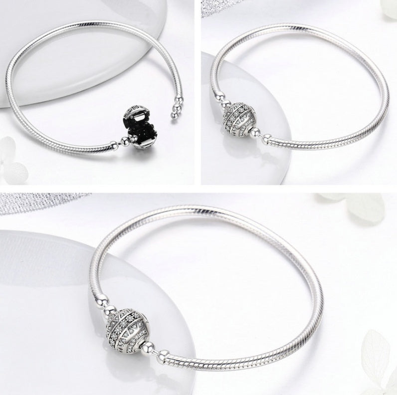 Yin Ziyun S925 Sterling Silver Korean Bracelet - Personalized Fashion Jewelry
