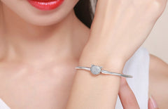 S925 DIY Platinum-Plated Cute Cat Bracelet Base Chain