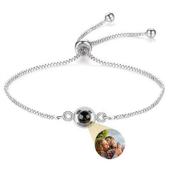 S925 Silver “I Love You” Nano-Projection Bracelet