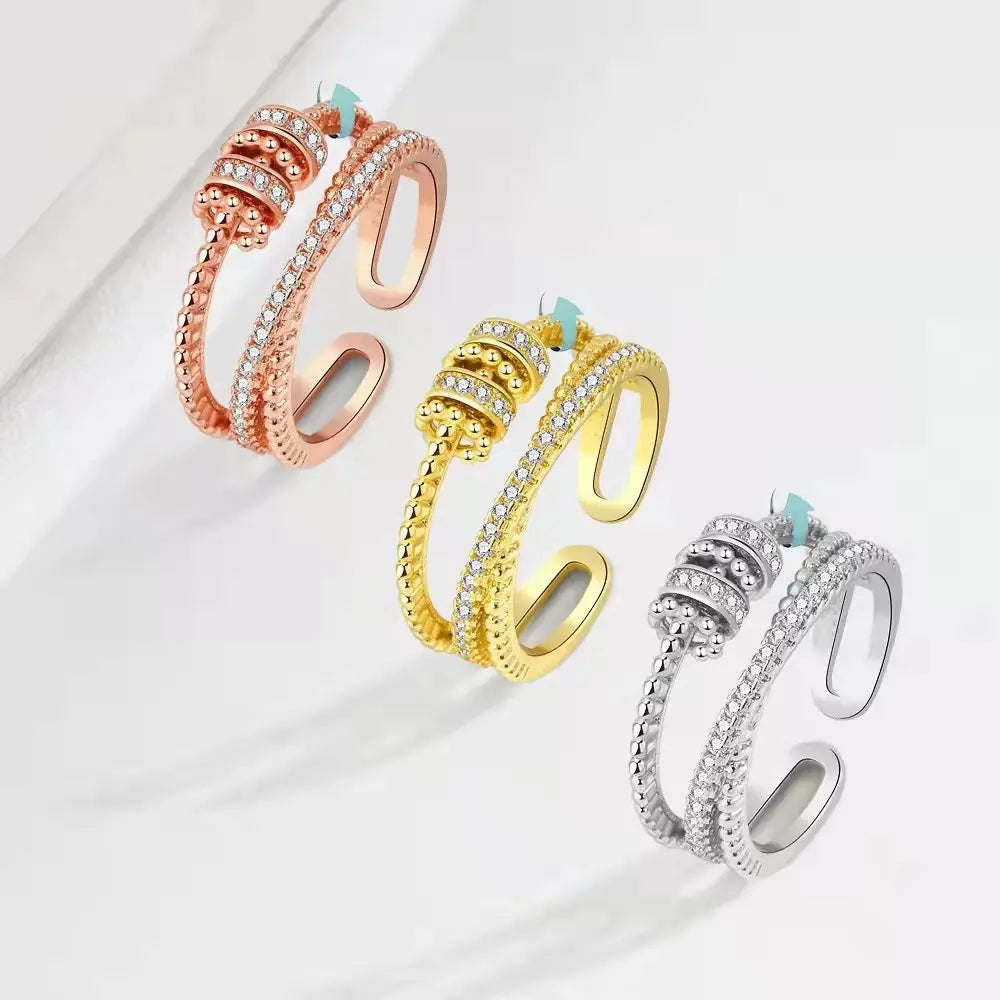 Beaded Anxiety Ring