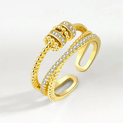 Beaded Anxiety Ring